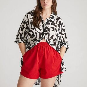 Universal Standard Womens Sunny Swim Shorts Poseidon Size S (14/16)